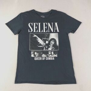 Selena Shirt Mens Medium Black Queen Of Cumbia Official Graphic‎ Tee 2022 Music